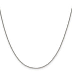Polished Stainless Steel Curb Chain Necklace 1.5mm 18in