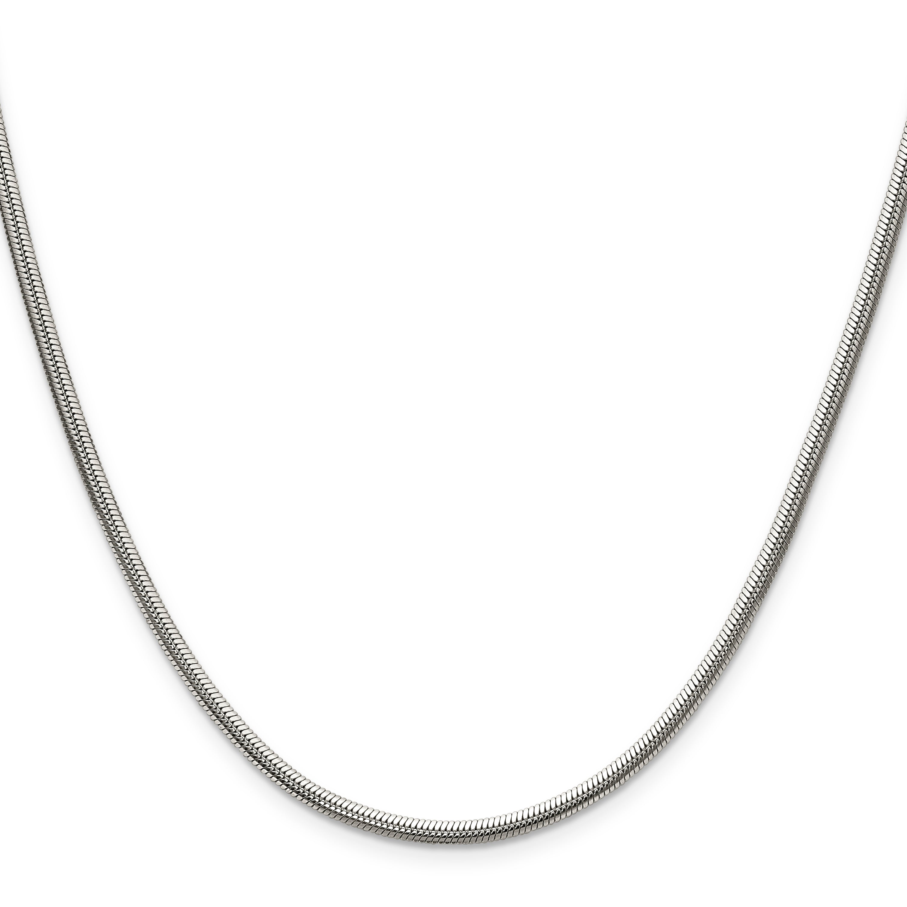 Polished Snake Stainless Steel Chain Necklace 2.7mm Secondary image