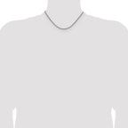 Polished Snake Stainless Steel Chain Necklace 2.7mm