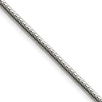 Polished Snake Stainless Steel Chain Necklace 2.7mm