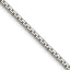 Polished Stainless Steel Box Chain Necklace 3mm
