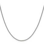 Polished Stainless Steel Spiga (Wheat) Chain Necklace 1.5mm
