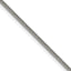 Polished Stainless Steel Spiga (Wheat) Chain Necklace 1.5mm