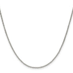 Polished Stainless Steel Cable Chain Necklace 1.9mm
