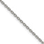 Polished Stainless Steel Cable Chain Necklace 1.9mm