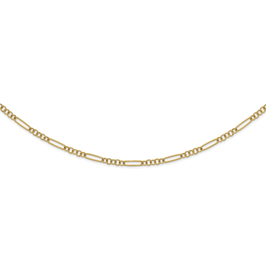 Polished Gold-Tone Stainless Steel Necklace 5.25mm