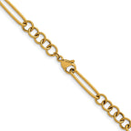 Polished Gold-Tone Stainless Steel Necklace 5.25mm