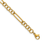 Polished Gold-Tone Stainless Steel Necklace 5.25mm