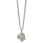 Polished Lion Stainless Steel Necklace 3mm