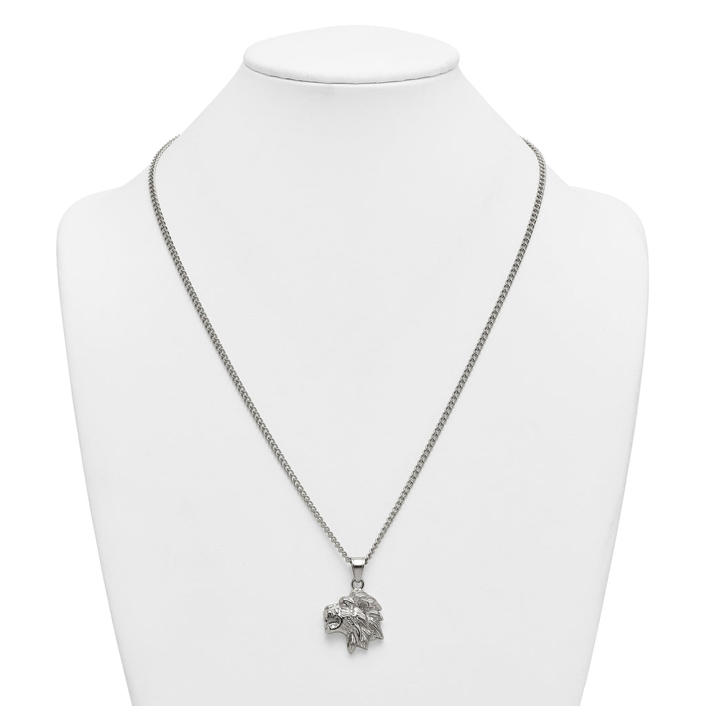 Polished Lion Stainless Steel Necklace 3mm