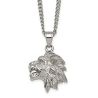 Polished Lion Stainless Steel Necklace 3mm