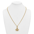 Polished Gold-Tone Stainless Steel Necklace 3mm 24in