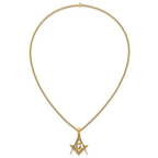 Polished Gold-Tone Stainless Steel Necklace 3mm 24in