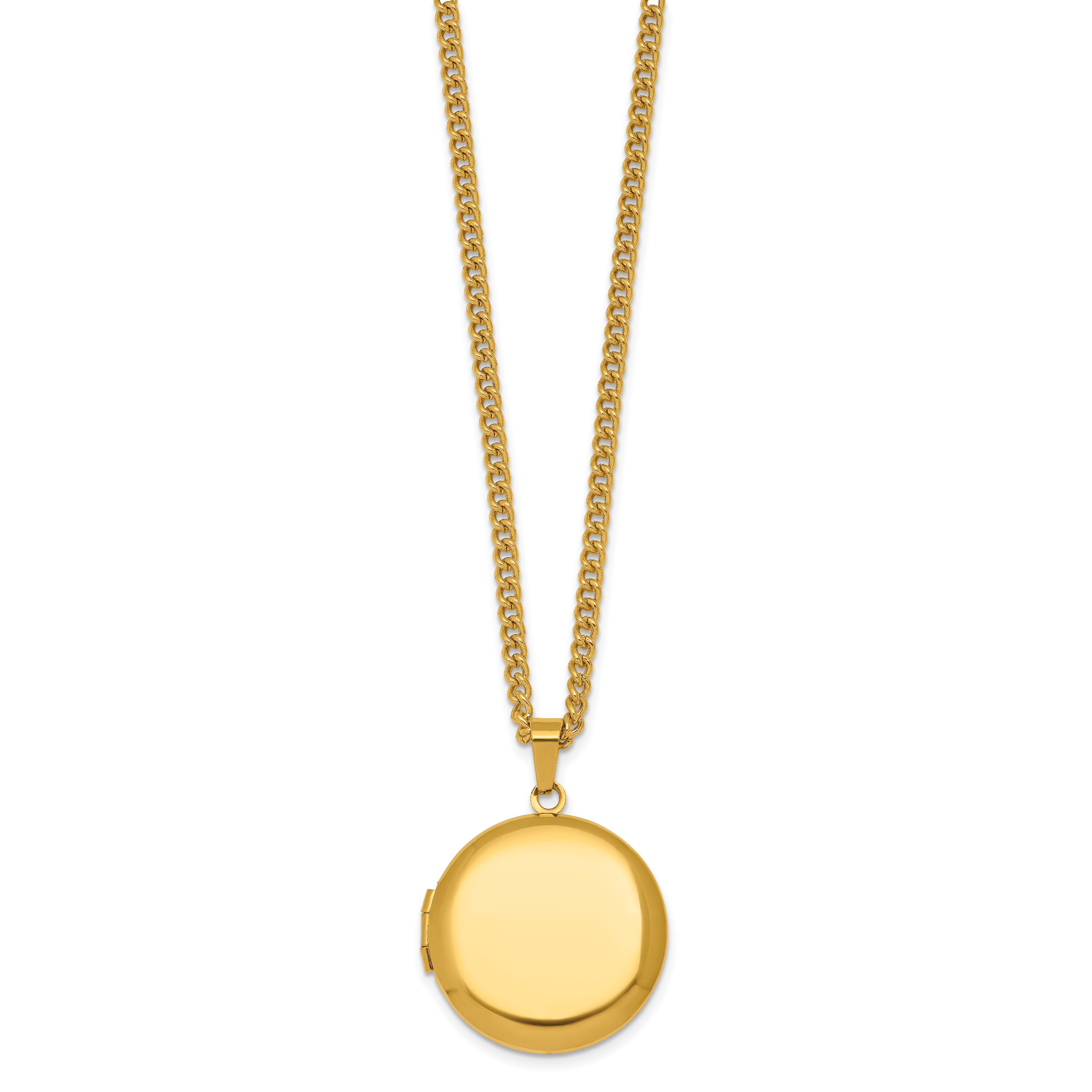 Polished Gold-Tone Stainless Steel Necklace 2.95mm Secondary image