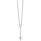 Polished Red Cubic Zirconia Stainless Steel Necklace 4.35mm