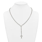 Polished Red Cubic Zirconia Stainless Steel Necklace 4.35mm
