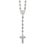 Polished Purple Cubic Zirconia Stainless Steel Necklace 4.35mm