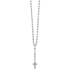 Polished Cubic Zirconia Stainless Steel Necklace 4.35mm
