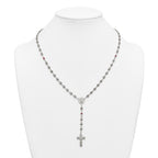 Polished Red Cubic Zirconia Stainless Steel Necklace 4.35mm 21in