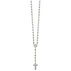 Polished Green Cubic Zirconia Stainless Steel Necklace 4.35mm 21in