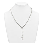 Polished Green Cubic Zirconia Stainless Steel Necklace 4.35mm 21in