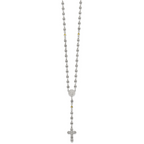 Polished Yellow Cubic Zirconia Stainless Steel Necklace 4.35mm
