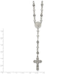 Polished Cubic Zirconia Stainless Steel Necklace 4.35mm 22in