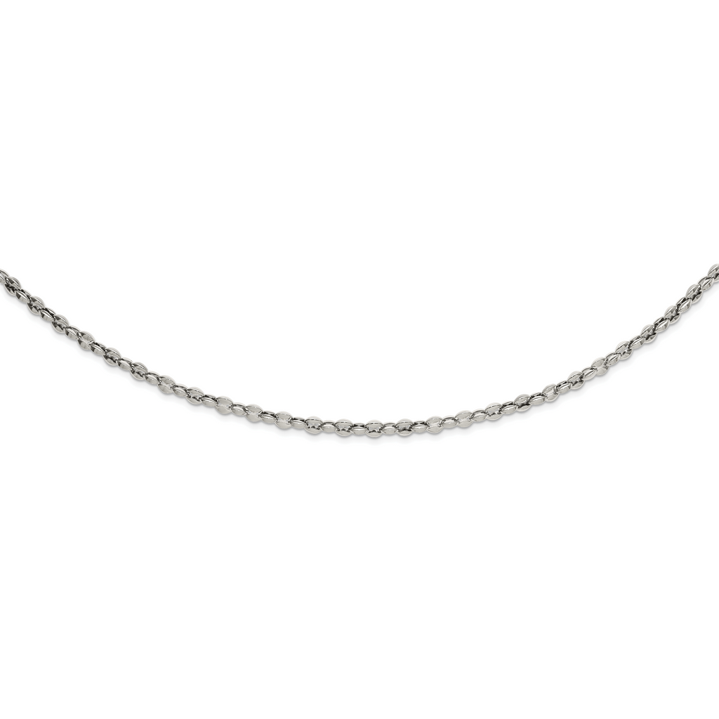 Polished Stainless Steel Necklace 5.5mm