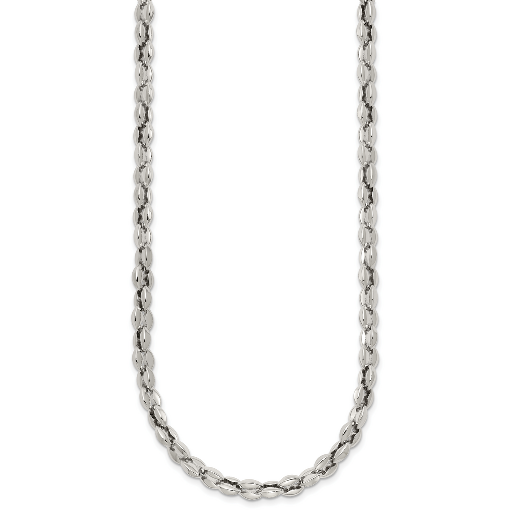 Polished Stainless Steel Necklace 5.5mm