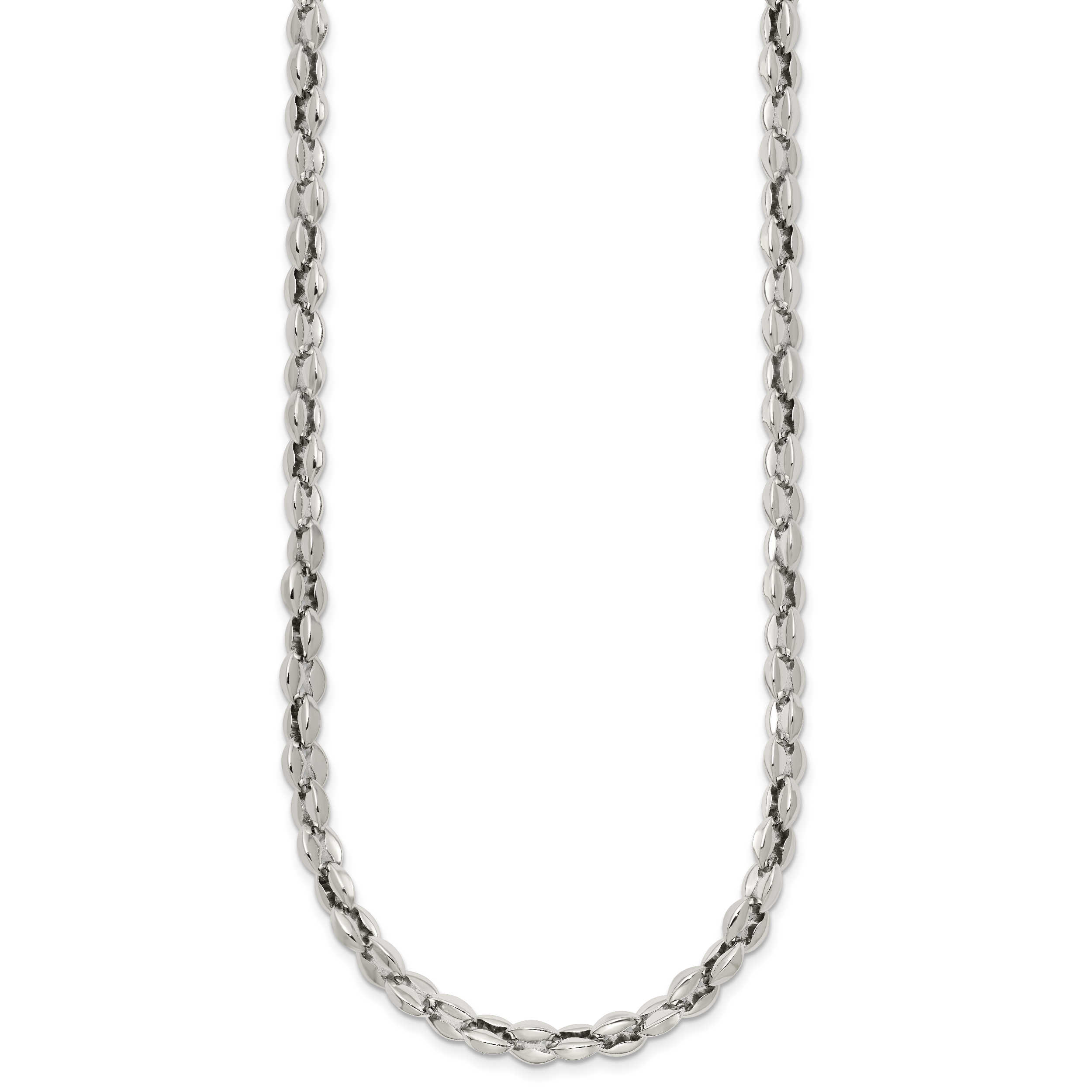 Polished Stainless Steel Necklace 5.5mm