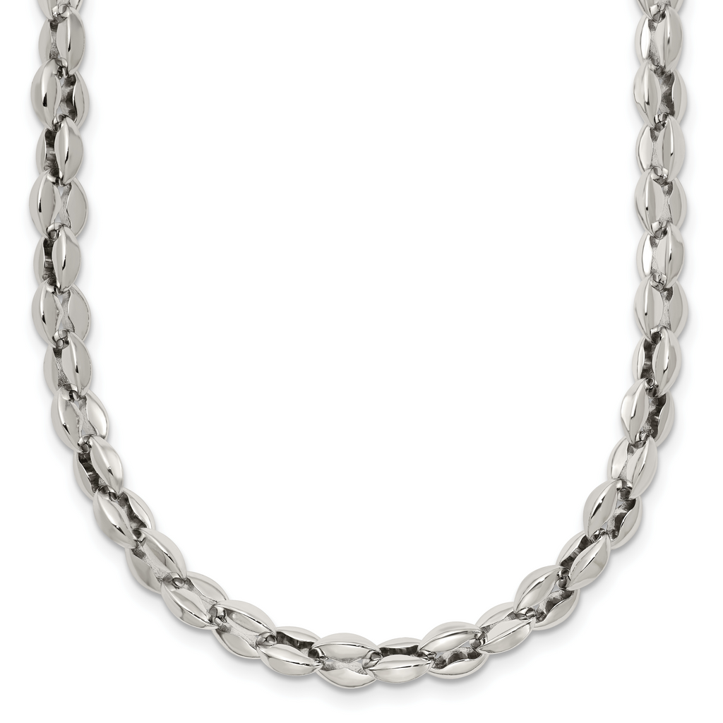 Polished Stainless Steel Necklace 5.5mm