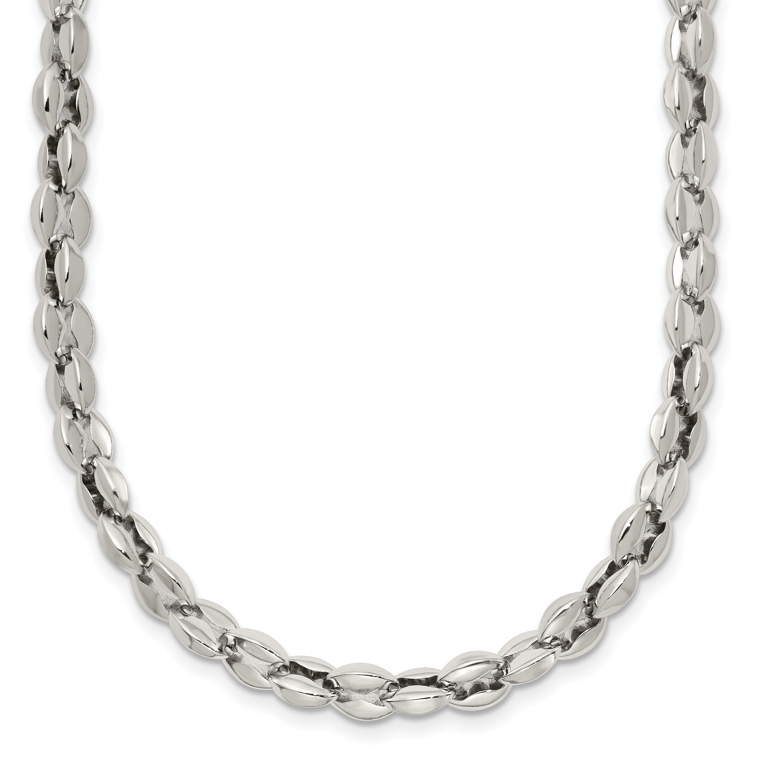 Polished Stainless Steel Necklace 5.5mm