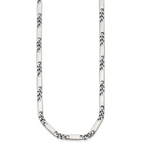 Polished Stainless Steel Necklace 4mm 24in