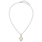 Polished Stainless Steel Necklace Oval
