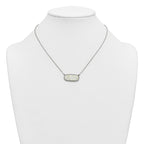 Polished Stainless Steel Necklace 17.5in