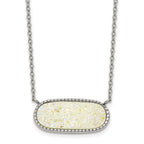 Polished Stainless Steel Necklace 17.5in