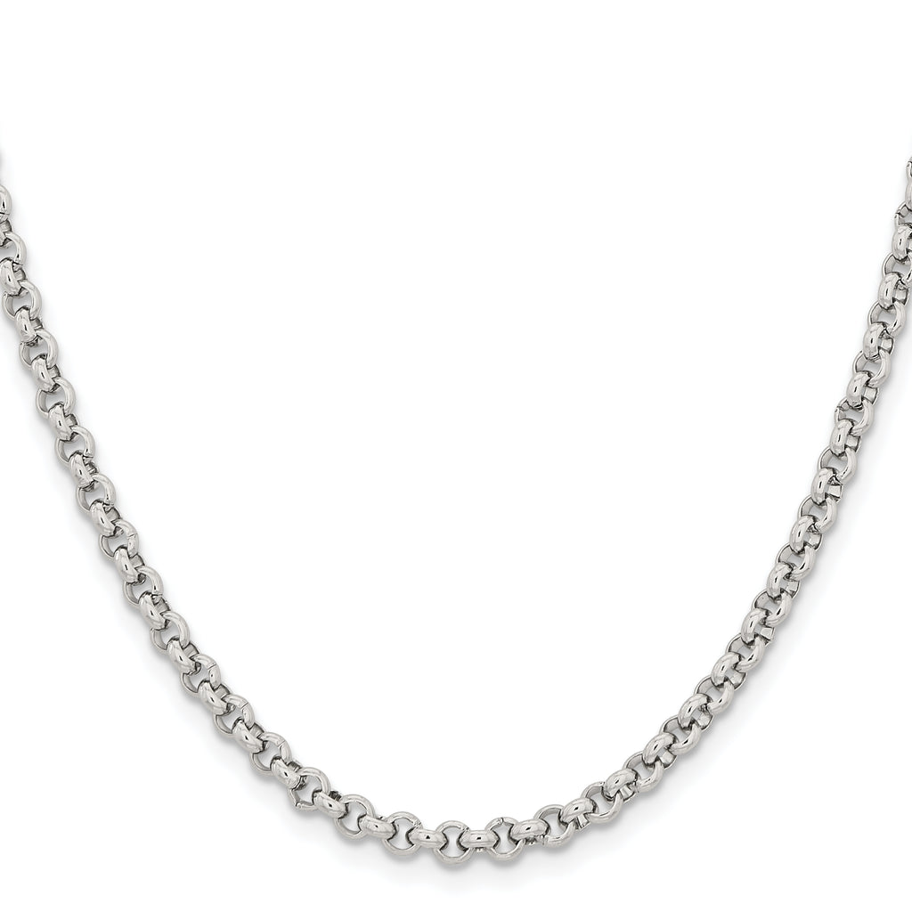 Chisel Stainless Steel Polished 3.9mm Rolo Chain