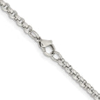Chisel Stainless Steel Polished 3.9mm Rolo Chain