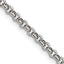 Chisel Stainless Steel Polished 3.9mm Rolo Chain
