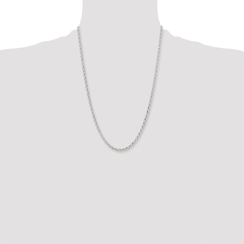 Chisel Stainless Steel Polished 4.6mm Rolo Chain