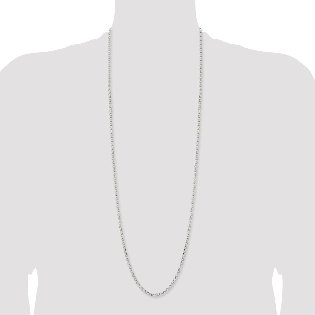 Chisel Stainless Steel Polished 4.6mm Rolo Chain
