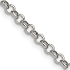 Chisel Stainless Steel Polished 4.6mm Rolo Chain