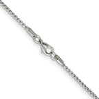 Chisel Stainless Steel Polished 2.2mm Rounded Box Chain