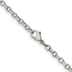 Chisel Stainless Steel Polished 3.2mm Cable Chain