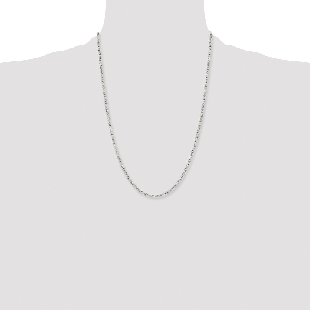 Chisel Stainless Steel Polished 3.2mm Cable Chain