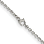 Chisel Stainless Steel Polished 2.7mm Cable Chain