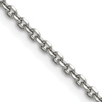 Chisel Stainless Steel Polished 2.7mm Cable Chain
