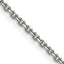 Chisel Stainless Steel Polished 2.7mm Cable Chain