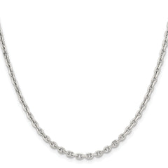 Chisel Stainless Steel Polished 3.4mm 22 inch Cable Chain