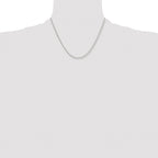 Stainless Steel Diamond-Cut Cable Chain Necklace 3.4mm